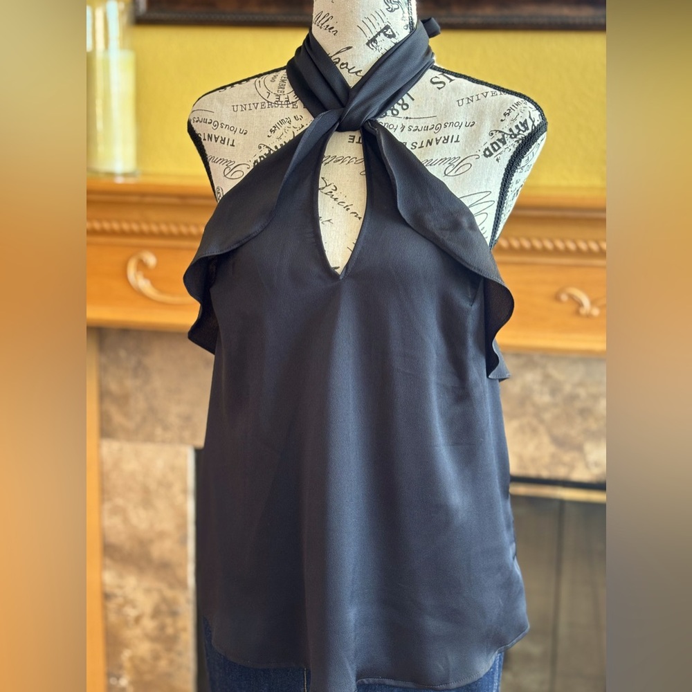 The fifth label halter top for women in a small size color  black